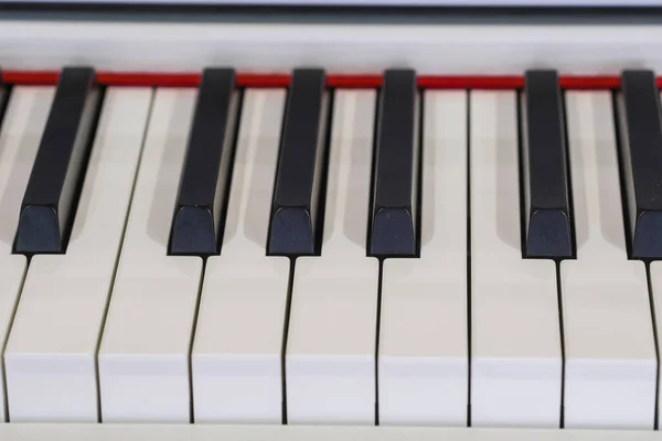 Piano Key Close — Stock Photo, Image