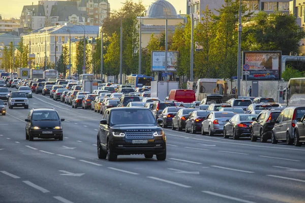 Moscow Russia September 2018 Traffic Moscow Street — Stock Photo, Image