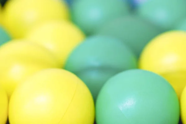 Achtergrond Met Afbeelding Van Plastic Ballen — Stockfoto