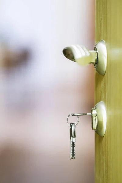 Open Door Lock Close — Stock Photo, Image