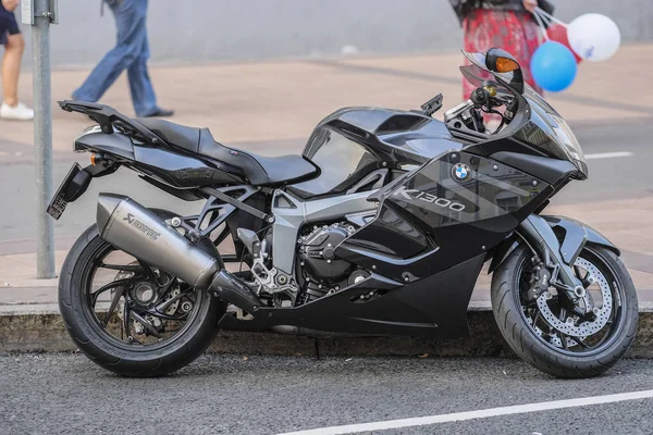 Moskau Russland September 2018 Motorrad Auf Einem Parkplatz Moskau — Stockfoto