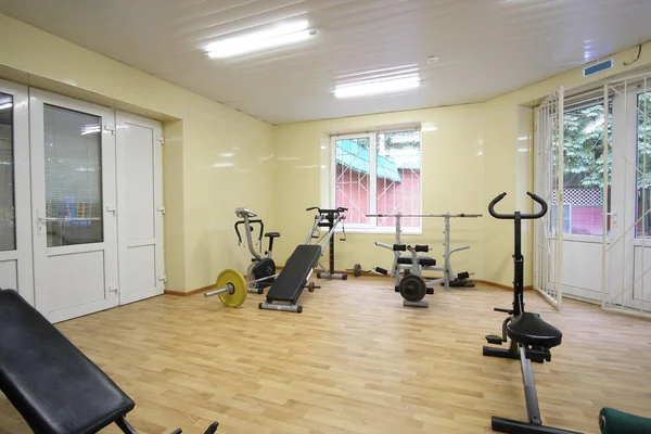 Moscou Rússia Setembro 2018 Interior Uma Sala Fitness Escola Privet — Fotografia de Stock