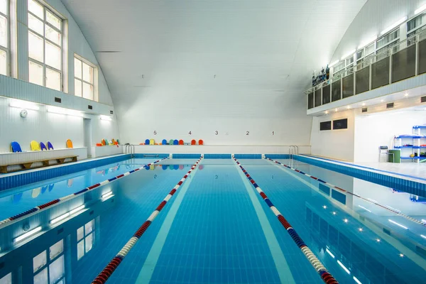 Moscou Russie Septembre 2018 Intérieur Une Piscine École Privée Moscou — Photo