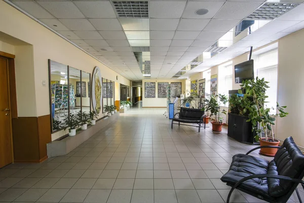 Moskva Ryssland September 2018 Interiör Modern Hall Moskva Priver Skola — Stockfoto