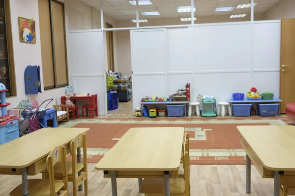 モスクワ ロシア連邦 2018 モスクワ Priver 学校で近代学校教室のインテリア — ストック写真