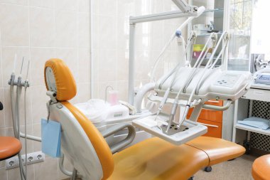 Moskova, Rusya - Ekim, 22, 2018: İç Stomatoloji Kliniği