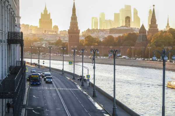 Moscow Russia October 2018 Moscow Kremlin Sunset — Stock Photo, Image