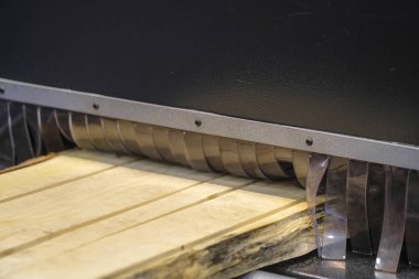 Bir ahşap makine çalışma görüntü