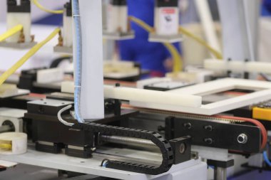 Bir ahşap makine çalışma görüntü