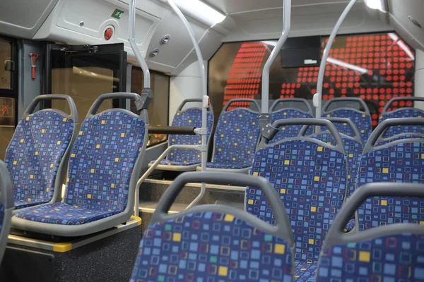 Imagem Interior Ônibus — Fotografia de Stock