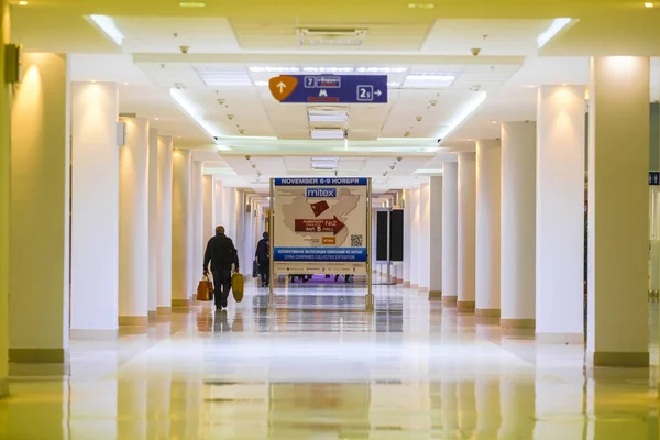 Moskwa Rosja Listopada 2018 Wnętrze Centrum Moskwy Gaëlem Expocenter — Zdjęcie stockowe