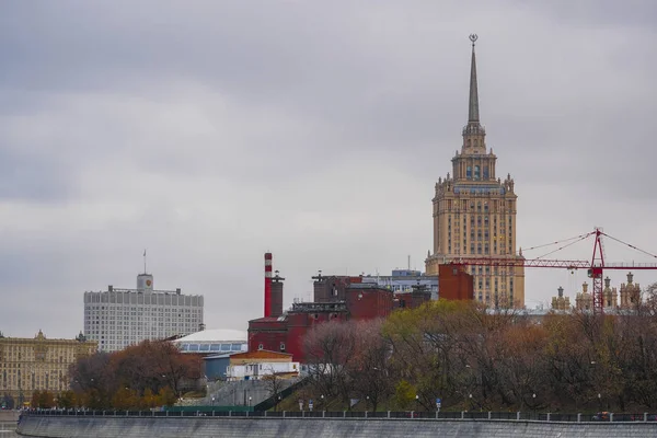 Moscú Rusia Noviembre 2018 Vista Del Hotel Ucrania — Foto de Stock