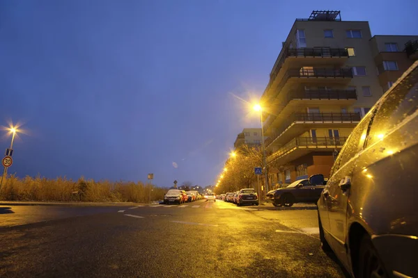 Prague Czech Republic November 2018 Image Car Parking Prague — Stock Photo, Image