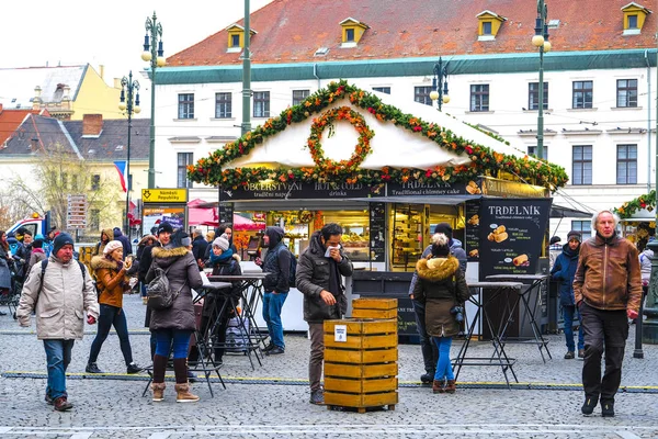Praga Republika Czeska Listopada 2018 Kiosku Spożywczego Pradze — Zdjęcie stockowe