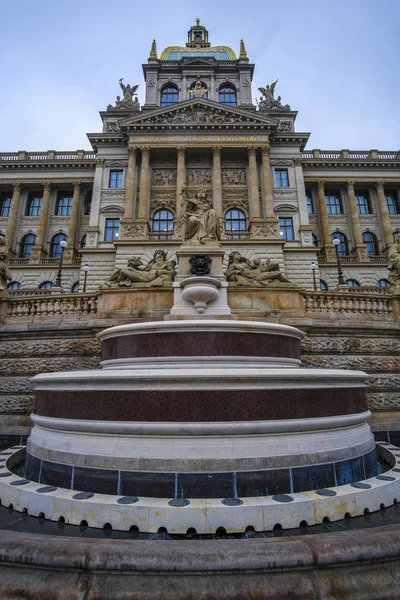 Prague République Tchèque Novembre 2018 Façade Musée National Prague — Photo