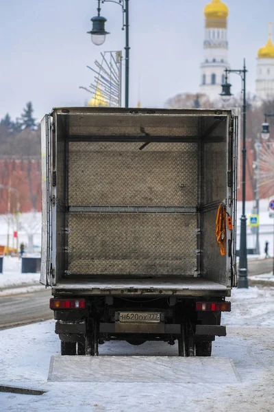 Moscow Oroszország December 2018 Kép Egy Kamion — Stock Fotó