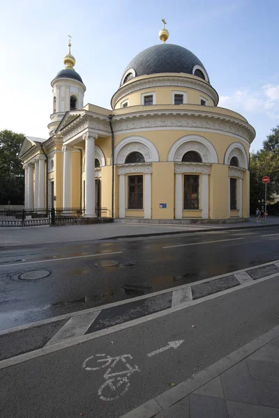 Moskwa Rosja Września 2018 Kościół Moskwie — Zdjęcie stockowe