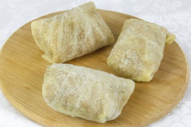 Yarı bitmiş dolması lahana dondurulmuş et