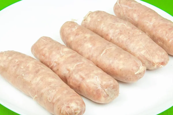 Carne Congelata Semilavorata Friggere Salsicce — Foto Stock
