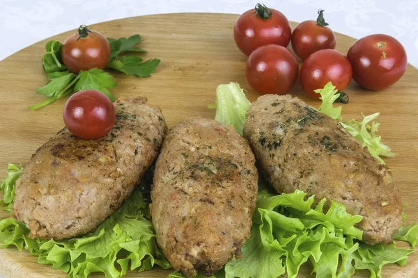 Image Fry Meat — Stock Photo, Image