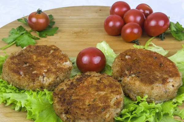 Image Fry Meat — Stock Photo, Image