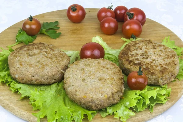 Image Fry Meat — Stock Photo, Image