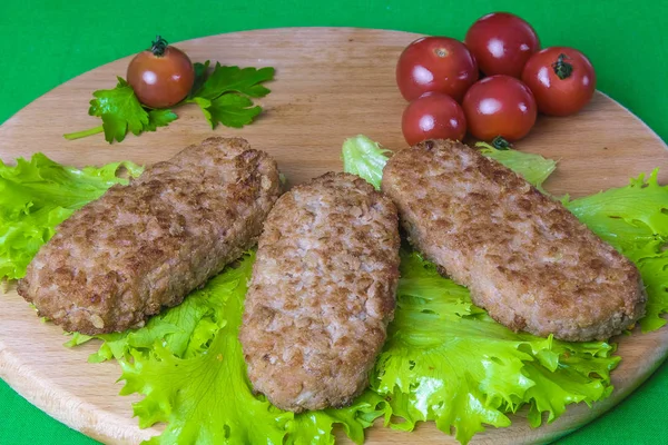 Imagen Carne Frita — Foto de Stock