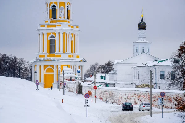 Ryazan, Rusya - Ocak, 5, 2019: peyzaj Ryazan Kremlin görüntü ile