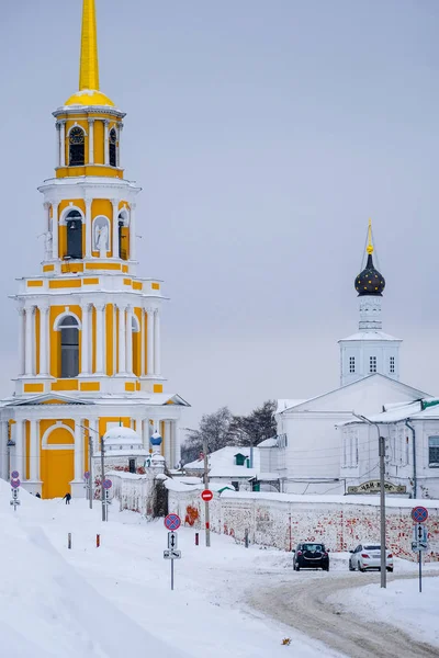 Rjazaň Rusko Ledna 2019 Krajina Obrazem Rjazaň Kremlu — Stock fotografie