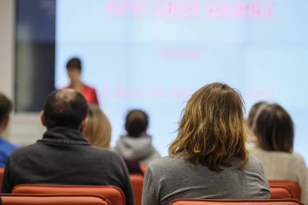 Moskova Venäjä Tammikuu 2019 Kuva Konferenssista — kuvapankkivalokuva