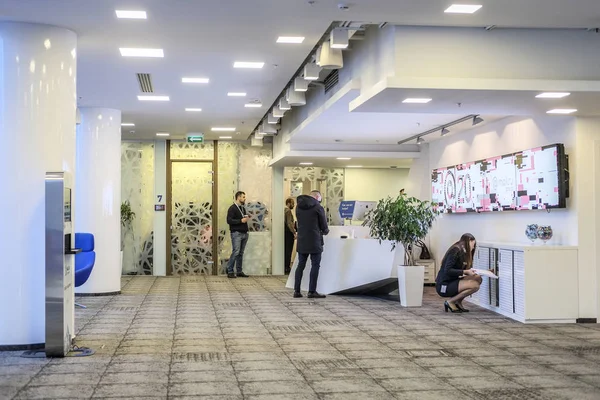 Moskou Rusland Januari 2019 Interieur Voor Een Office Center Moskou — Stockfoto