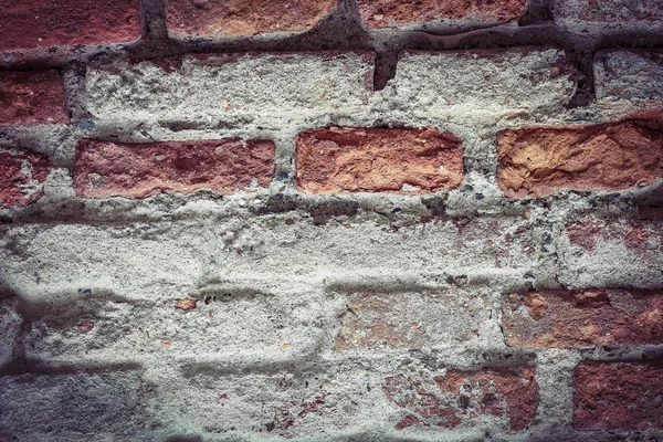 Bakgrund Med Bilden Tegelvägg — Stockfoto