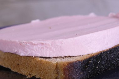 sosis sandviç yakın çekim görüntüsü