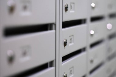 Posta kutularının resmi