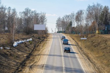 Moscow region bir bahar itibariyle ülkede yol