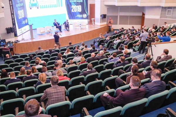 Μόσχα Ρωσία Απρίλιος 2019 Διάσκεψη Της Ρωσικής Ένωσης Διαψυκτικών Αυτοκινήτων — Φωτογραφία Αρχείου