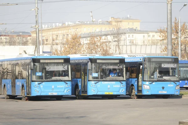 Moscou Russie Avril 2019 Trolleybus Sur Parking Moscou Russie — Photo