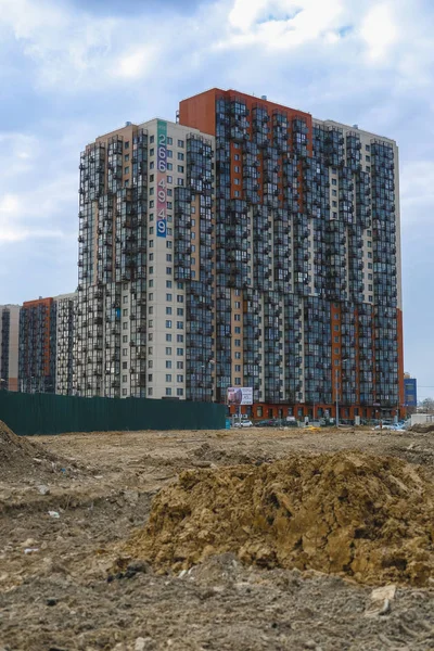 Mosca Russia Aprile 2019 Nuovo Quartiere Residenziale Mosca — Foto Stock