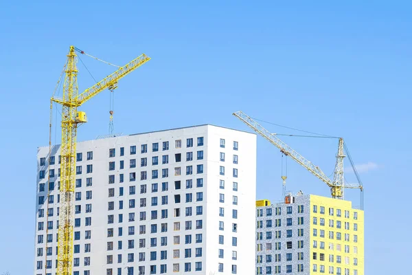 Tower Cranes Construction — Stock Photo, Image