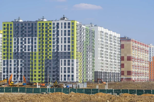 Moskou Rusland April 2019 Nieuwe Woonwijk Moskou — Stockfoto