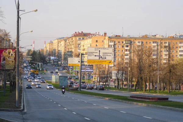 Moskva Rusko Duben 2019 Doprava Moskvě — Stock fotografie