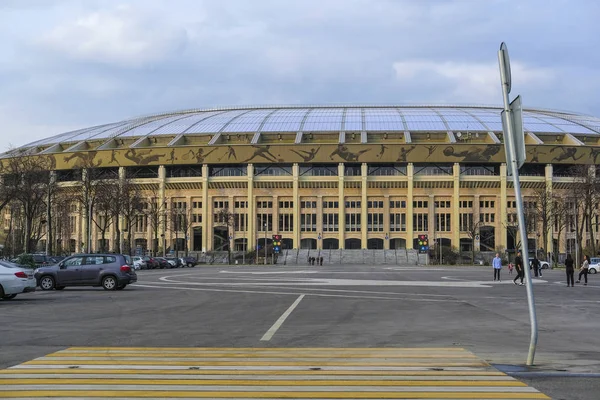 Moskwa Rosja Kwiecień 2019 Obraz Stadionu Luzhniki — Zdjęcie stockowe