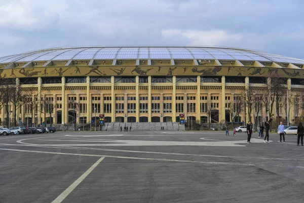 Moskou Rusland April 2019 Het Beeld Van Het Luzhniki Stadion — Stockfoto