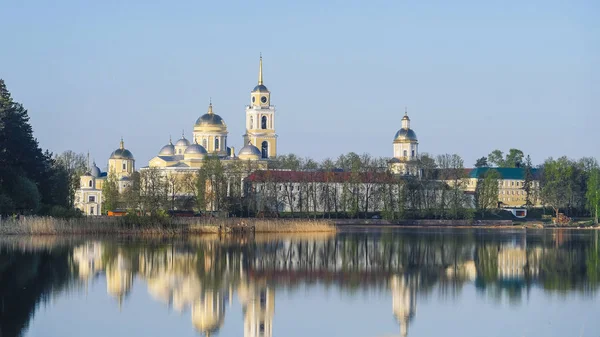 Svetlitsa Russia May 2019 Nilo Stolobenskyi Monastery Svetlitsa Russia Seliger — Stock Photo, Image