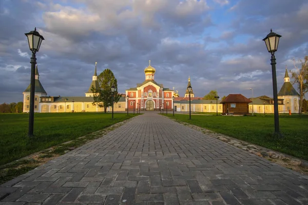 Valdai Iversky Bogoroditsky Svyatoozersky Monastery Church — Stock Photo, Image