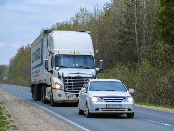 Moscow Region Rusland Mei 2019 Vrachtwagen Een Snelweg Moscow Region — Stockfoto