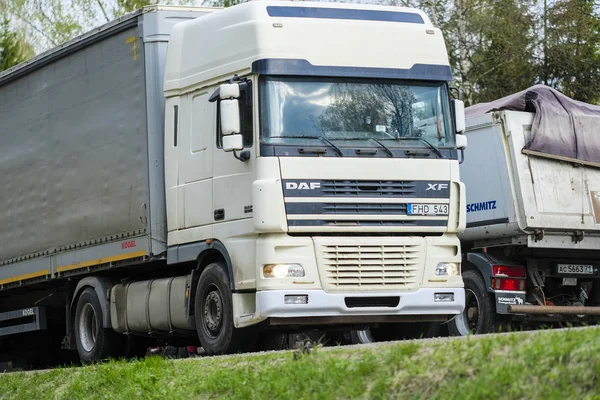 Moscow Region Russia May 2019 Truck Highway Moscow Region Russia — Stock Photo, Image