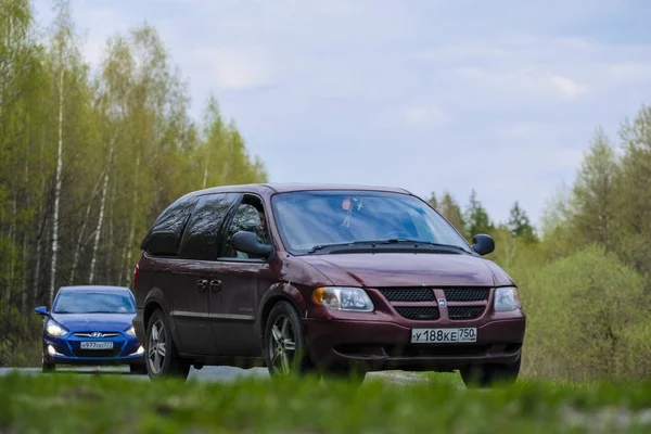 Moscow Region Rusland Mei 2019 Auto Een Landweg Moscow Region — Stockfoto