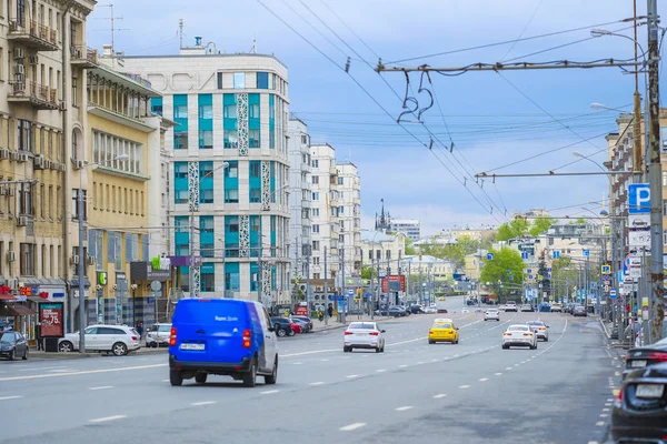 Moskau Russland Mai 2019 Verkehr Moskau — Stockfoto