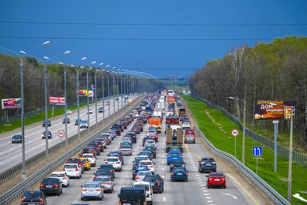 Butovo Est Région Moscou Russie Mai 2019 Embouteillage Week End — Photo
